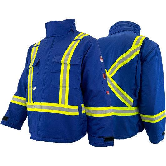 Atlas FR/AR Hi vis Bomber Jacket, 2" Striping