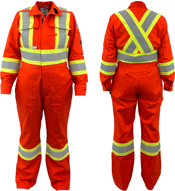 Atlas Guardian® FR/AR Women’s 4" Striped Coveralls