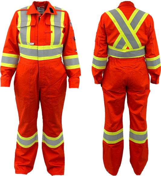 Atlas Guardian® FR/AR Women’s 4" Striped Coveralls