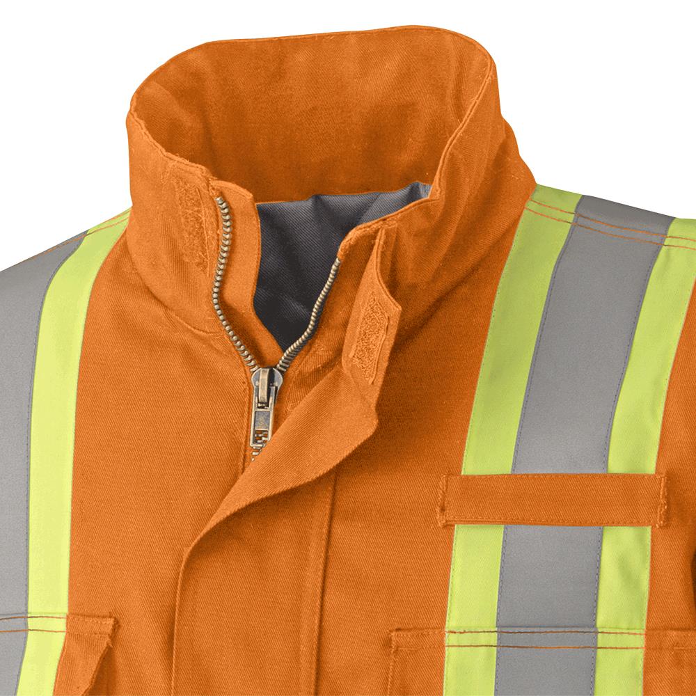 Pioneer FR-Tech® Hi-Vis FR/Arc-Rated Quilted Safety Parka
