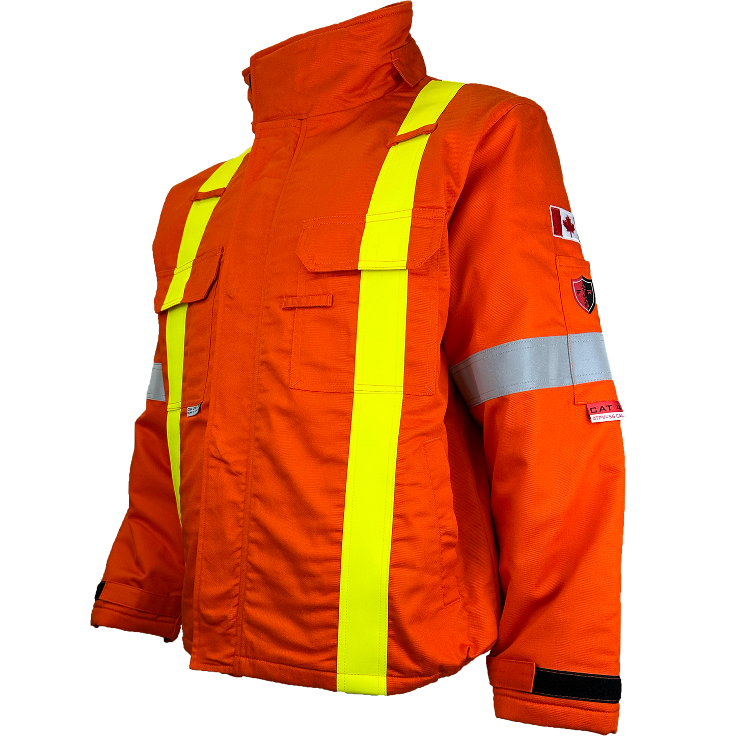 Atlas Guardian® FR/AR OHSA Hi Vis Bomber Jacket, 2" striping