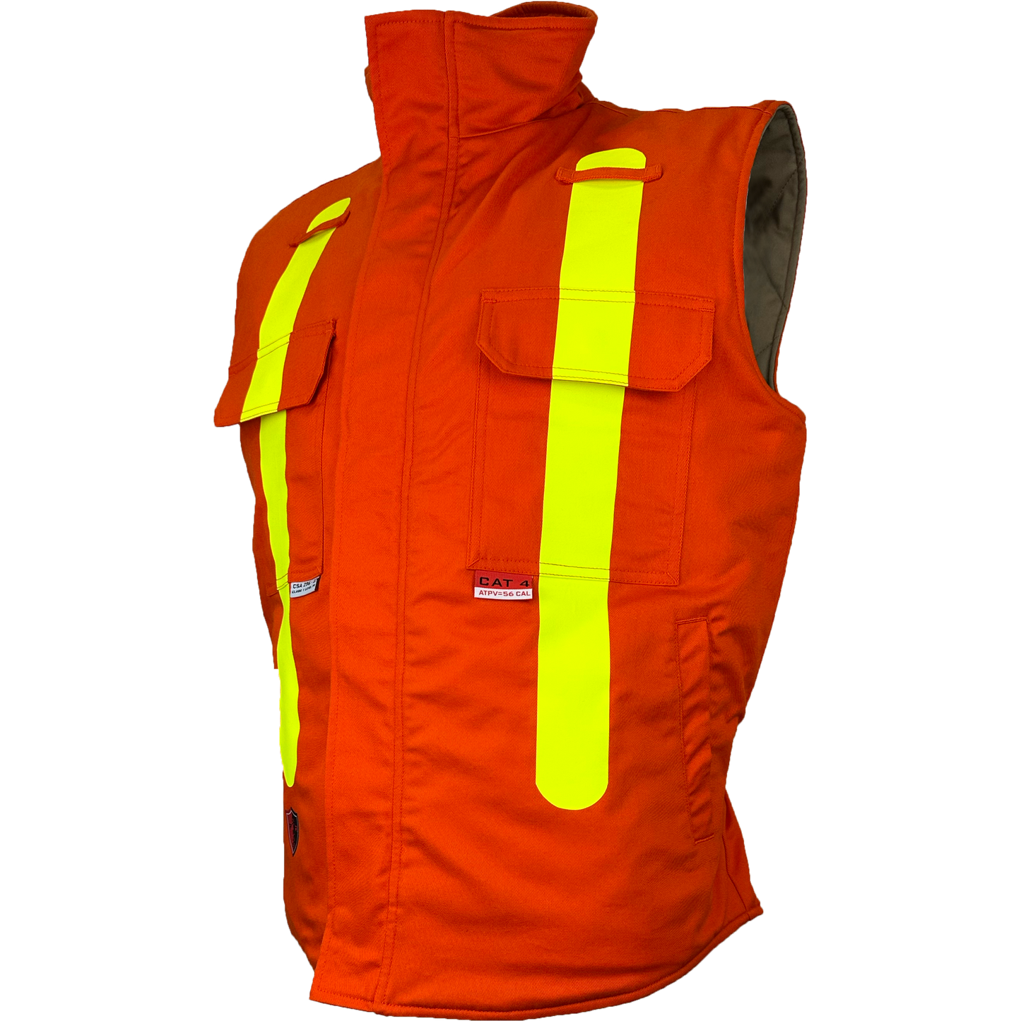 Atlas Guardian® FR/AR OHSA Insulated Vest, 2" striping