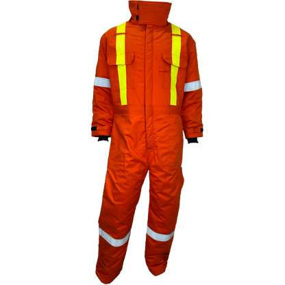 Atlas Guardian® FR/AR OHSA Insulated Coverall, 2" striping
