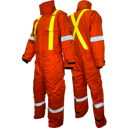 Atlas Guardian® FR/AR OHSA Insulated Coverall, 2" striping