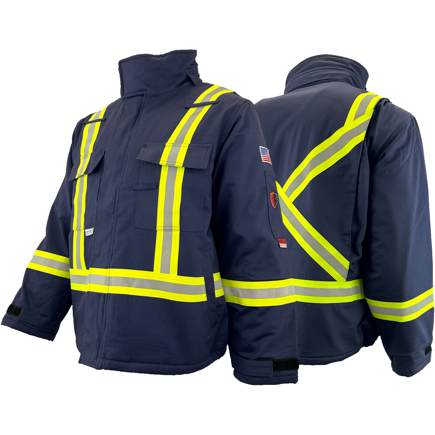 Atlas FR/AR Hi vis Bomber Jacket, 2" Striping