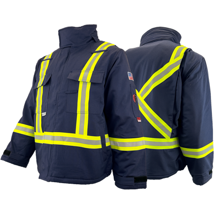 Atlas FR/AR Hi vis Bomber Jacket, 2" Striping