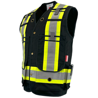 Atlas Guardian® FR/AR Surveyor Vests, 2" striping