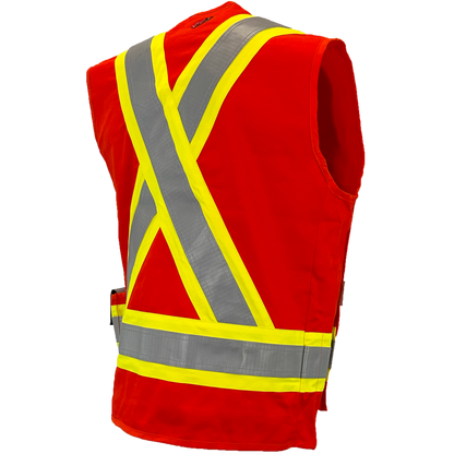 Atlas Guardian® FR/AR Surveyor Vests, 2" striping
