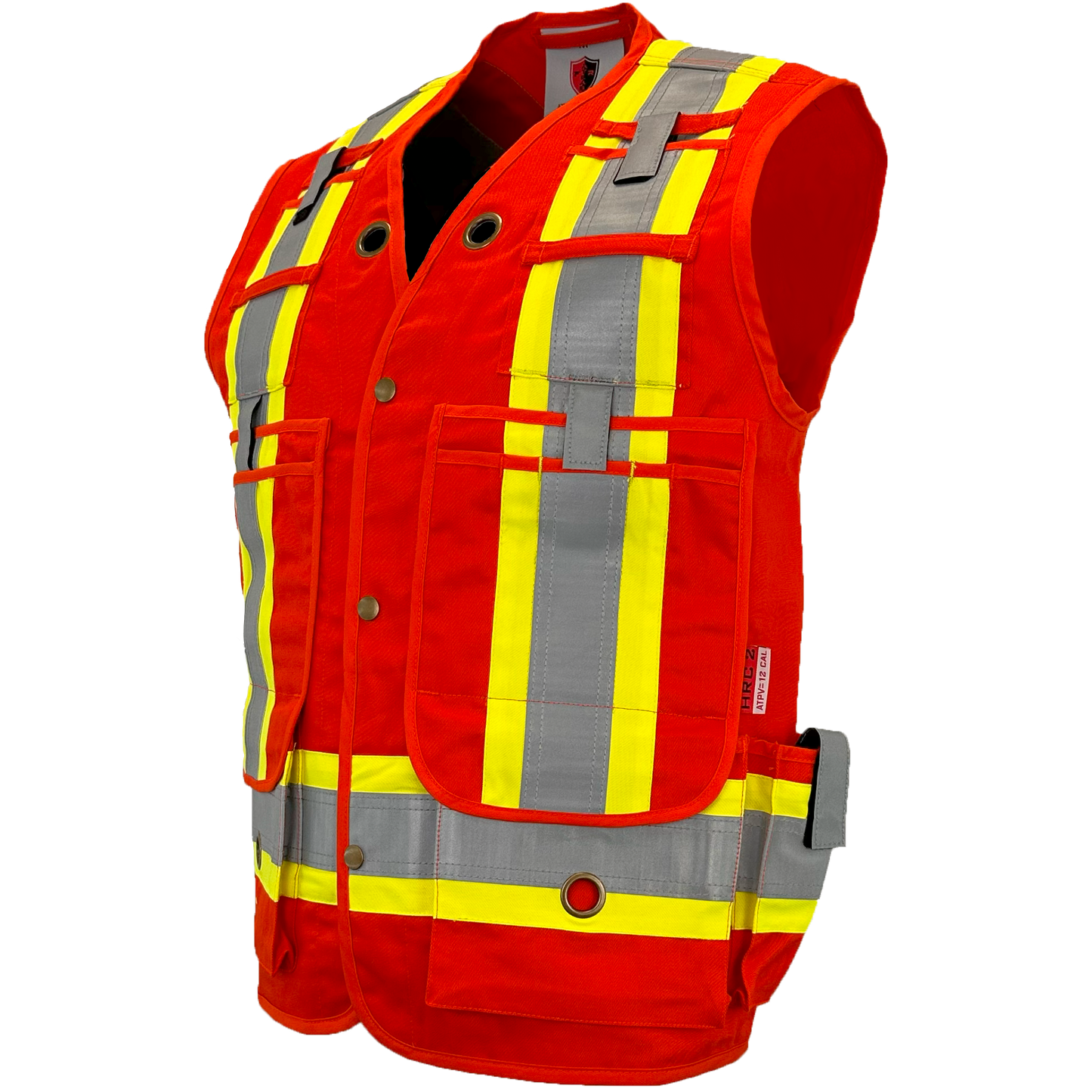Atlas Guardian® FR/AR Surveyor Vests, 2" striping
