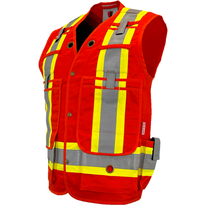 Atlas Guardian® FR/AR Surveyor Vests, 2" striping