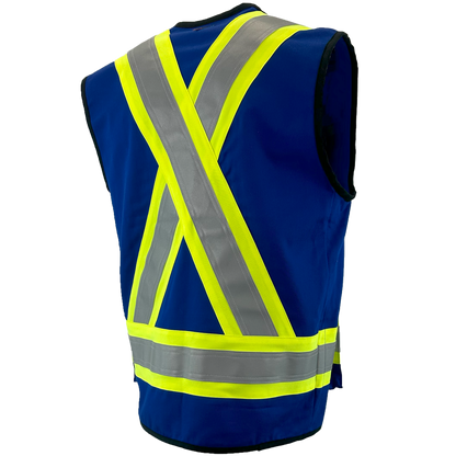 Atlas Guardian® FR/AR Surveyor Vests, 2" striping