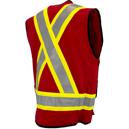 Atlas Guardian® FR/AR Surveyor Vests, 2" striping