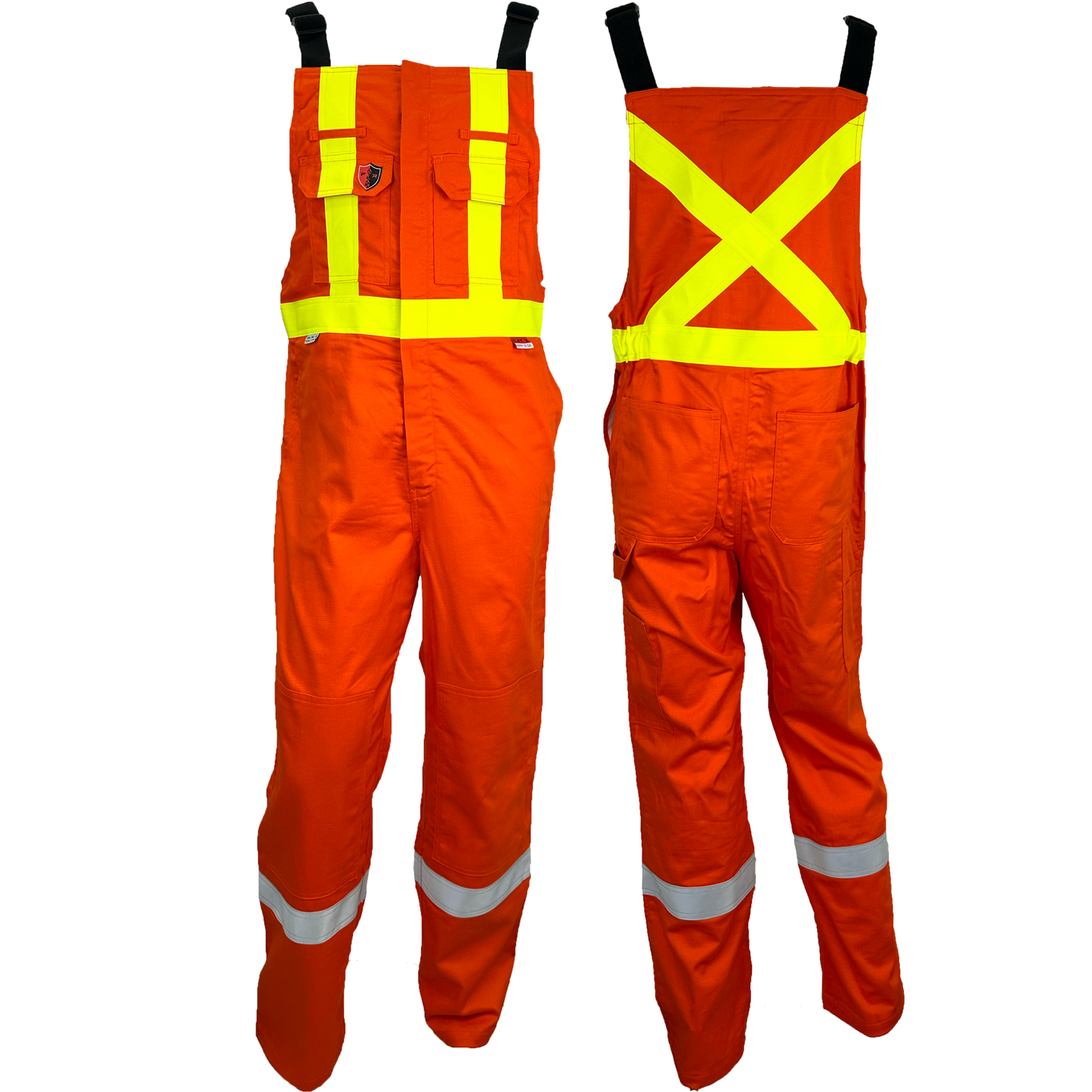 Atlas Guardian® FR/AR OHSA Hi Vis Summer Bibs, 2" striping