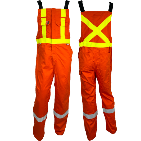 Atlas Guardian® FR/AR OHSA Hi Vis Summer Bibs, 2" striping