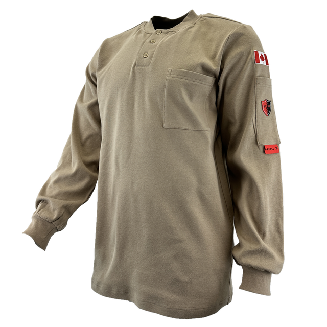 Atlas Guardian® FR/AR Non-Striped Henley Shirt