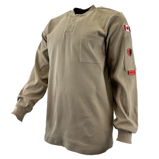 Atlas Guardian® FR/AR Non-Striped Henley Shirt