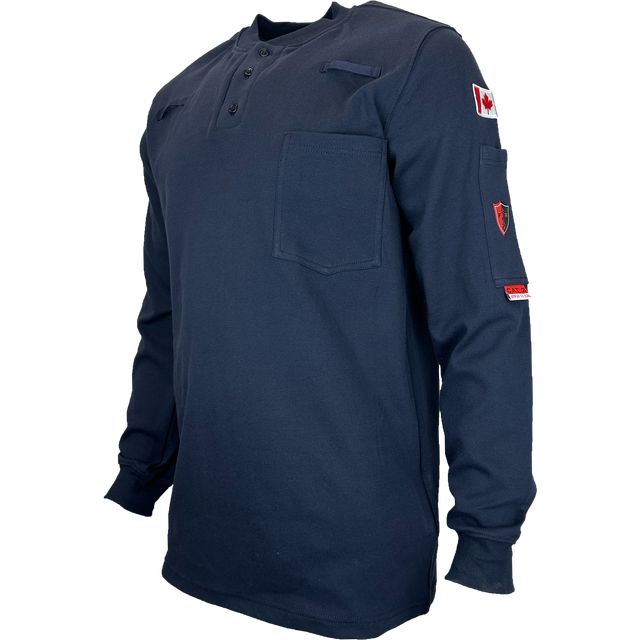 Atlas Guardian® FR/AR Non-Striped Henley Shirt