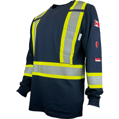 Atlas Guardian® FR/AR Long Sleeve T-Shirt, 4" striping