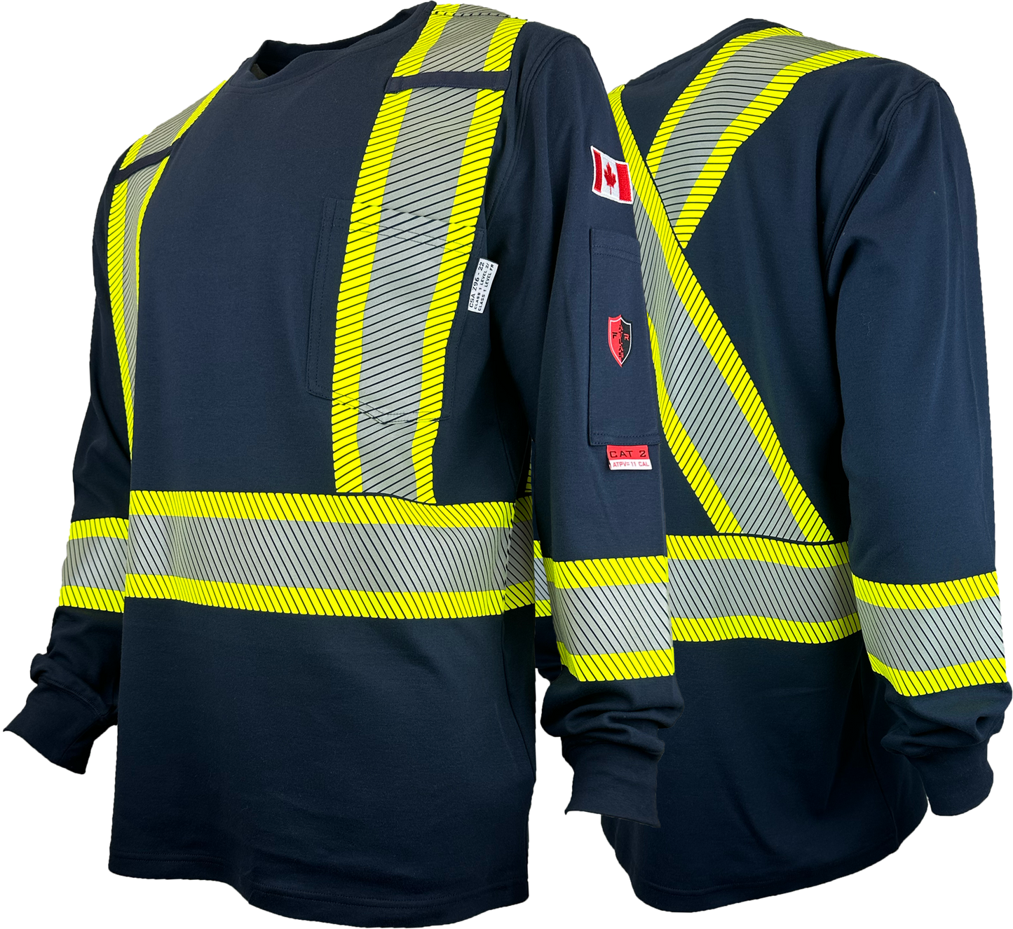 Atlas Guardian® FR/AR Long Sleeve T-Shirt, 4" striping