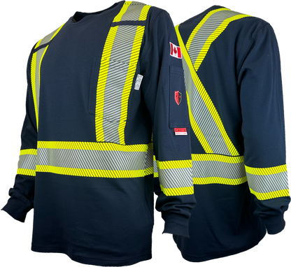 Atlas Guardian® FR/AR Long Sleeve T-Shirt, 4" striping
