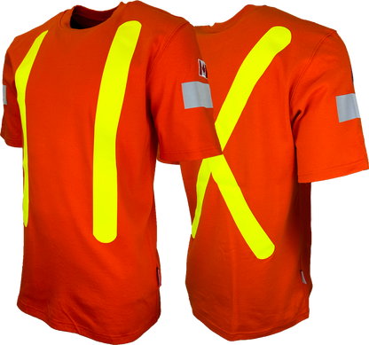 Atlas Guardian® FR/AR OHSA Hi Vis T-Shirts, 2" striping