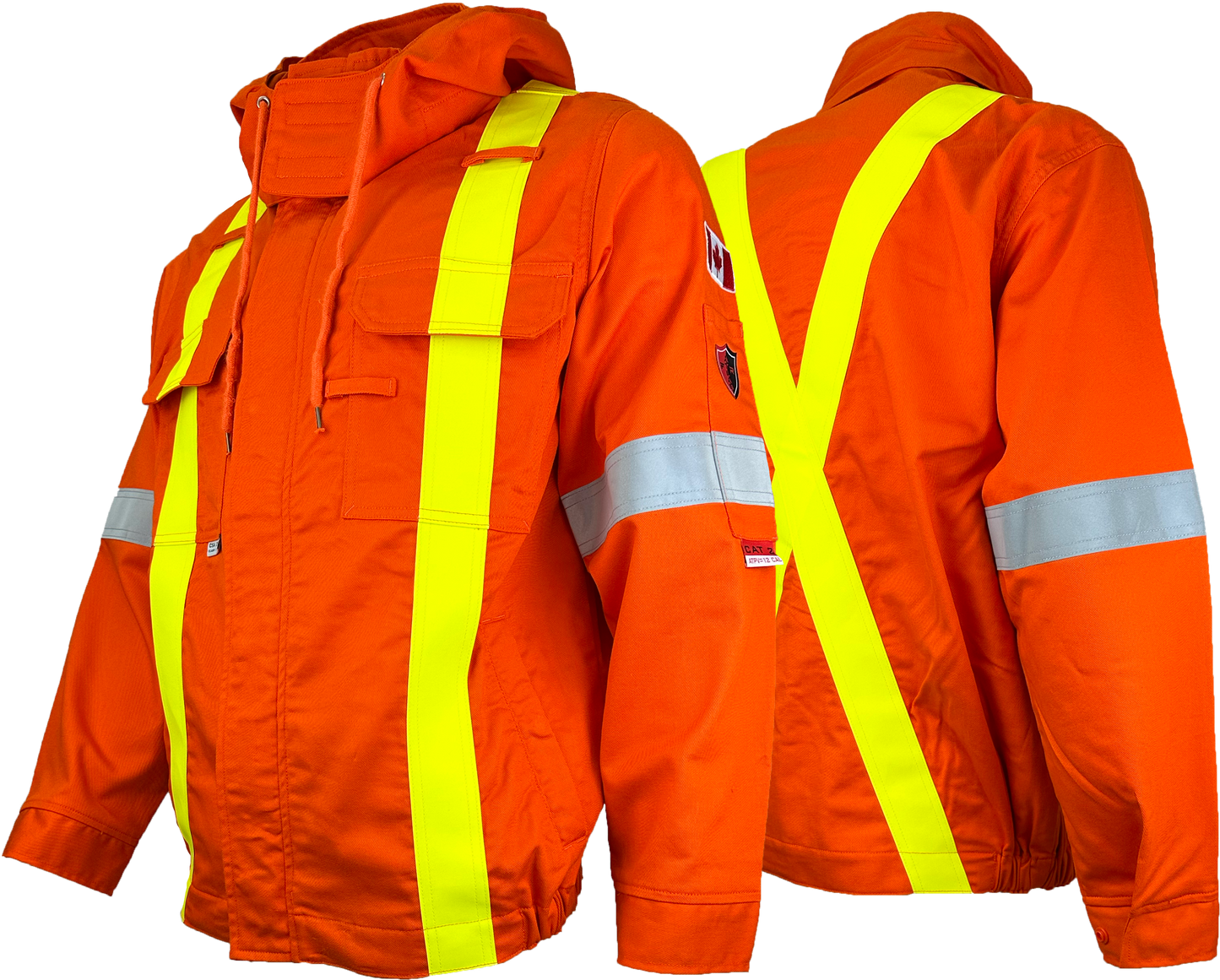 Atlas Guardian FR/AR OHSA Spring Jacket, 2" striping