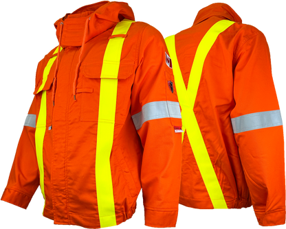 Atlas Guardian FR/AR OHSA Spring Jacket, 2" striping