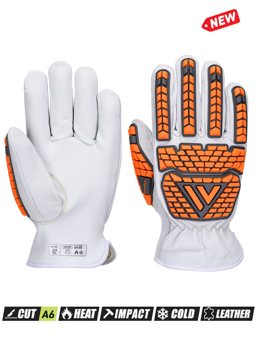 Impact Goat Leather Thermal Cut Glove A6