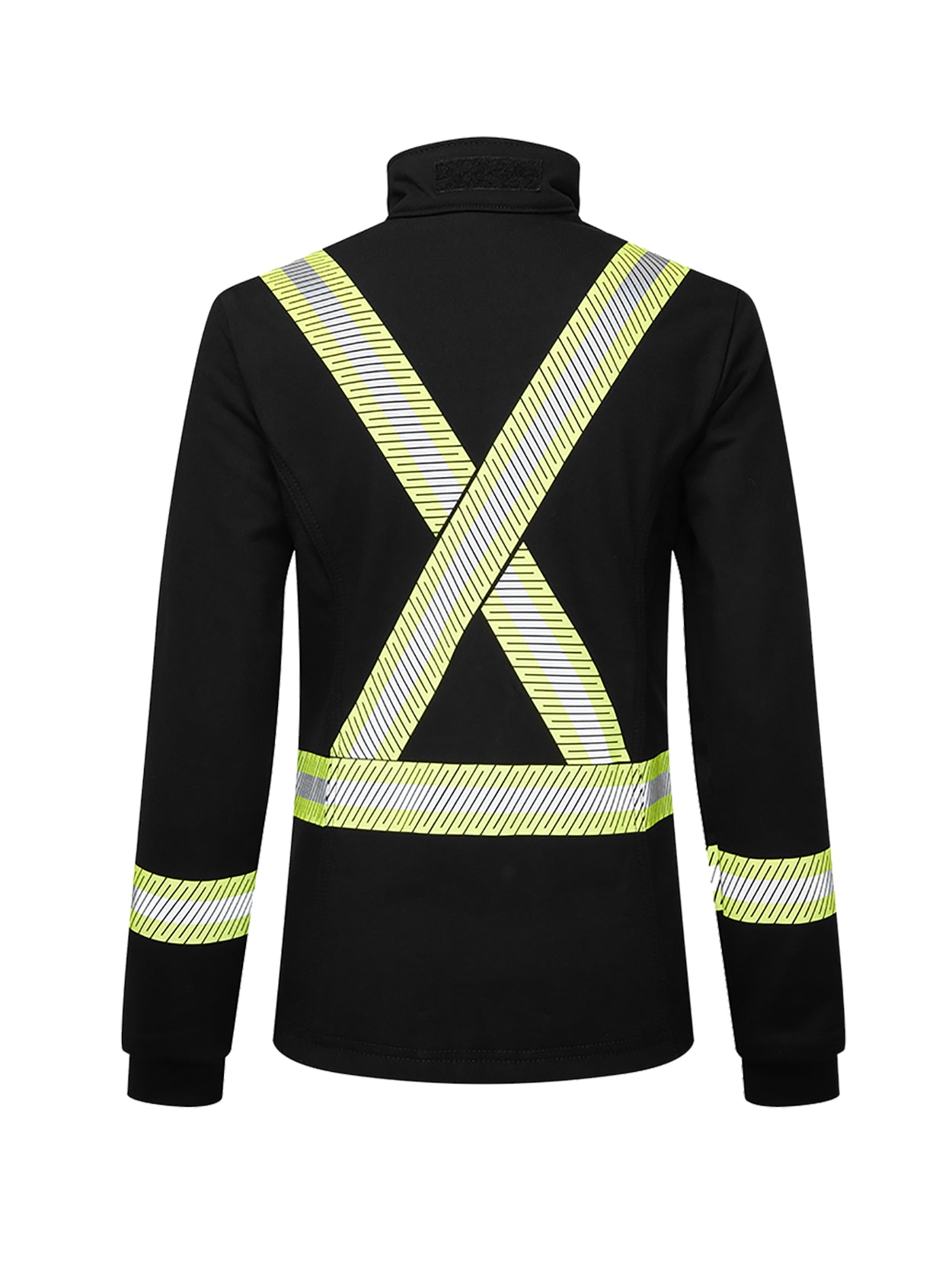 Women’s Segmented Striped Navy Fleece Full Zip Jacket