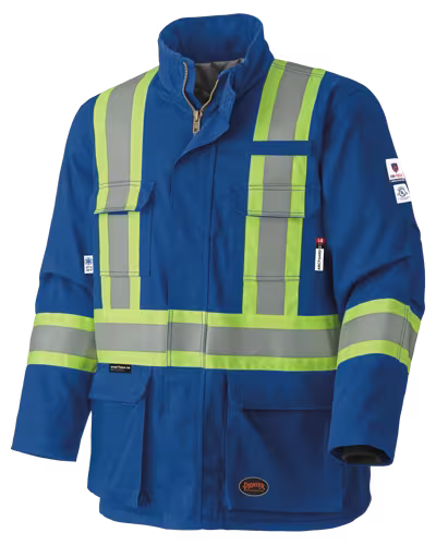 Pioneer FR-Tech® Hi-Vis FR/Arc-Rated Quilted Safety Parka