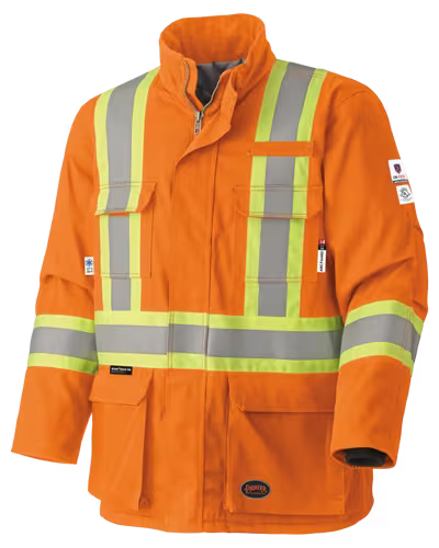 Pioneer FR-Tech® Hi-Vis FR/Arc-Rated Quilted Safety Parka